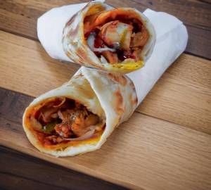 Egg With Double Chicken Roll