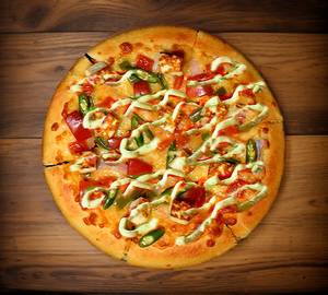 Indi paneer pizza