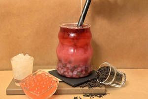Blueberry Yakult Green Tea