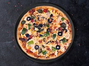 Overloaded Veggie Pizza