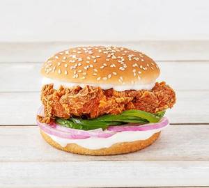Hot crispy Burger