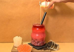 Cranberry Yakult Green Tea