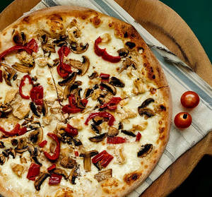 Mushroom Loaded Pizza