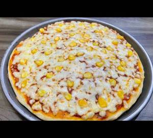 Cheese corn pizza