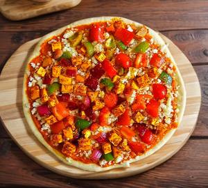 Chilli paneer pizza 8