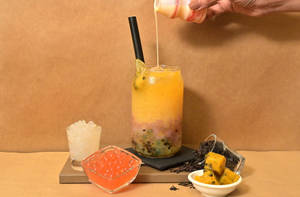 Passionfruit Yakult Green Tea
