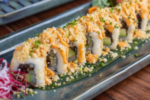 Crispy Tanuki Roll In Spicy Mayo