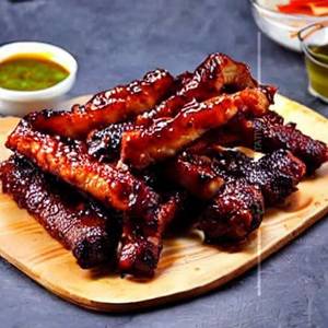 Pork Spare Ribs in Bbq