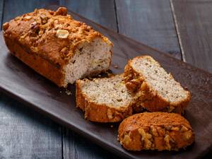 Banana Walnut Cake Loaf