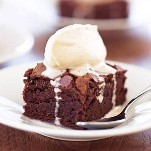 Brownie With Ice Cream                                                           