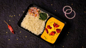 Kadhi Pakoda Rice bowl