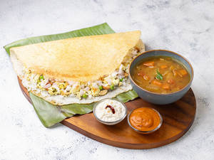 Paneer Onion Masala Dosa