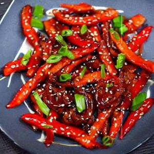 Crispy Chilli Pepper Mushroom