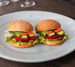 Double Cheesy Veg Burger