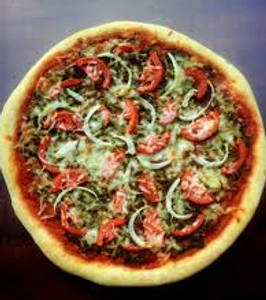 Onion & Tomato Pizza