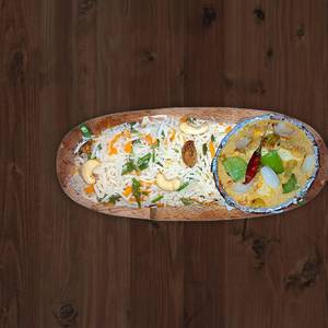 Veg Fried Rice With Paneer (Korma Or Rezala)