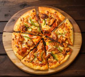 Tandoori chicken tikka pizza