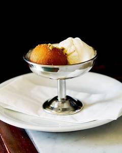 Gulab Jamun with ice cream  