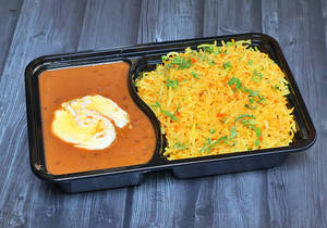 Matar Pulao With Dal Makhani