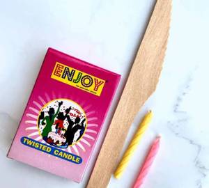 Freebie [ 1 Kinfe, 2 Candles & 1 Occasional Tag ]