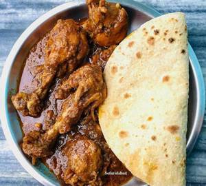 Tawa roti [3pc] with chicken kassa