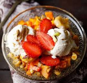 Fruit Salad with Icecream