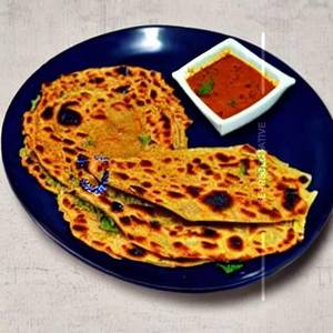 Kadhai Chicken Te Parantha