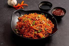 Chicken schezwan fried rice