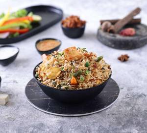 Veg Biryani (Serves 1-2)