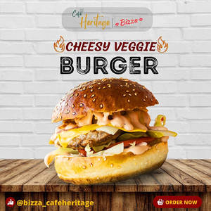 Cheesy Veggie Burger