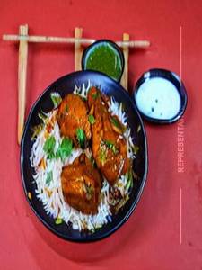 Tandoori Chicken Leg Pc Dum Biryani
