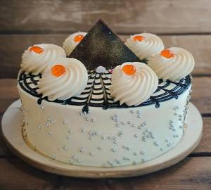 Butterscotch Cake. Cake decoration may vary from displayed image in actual order.