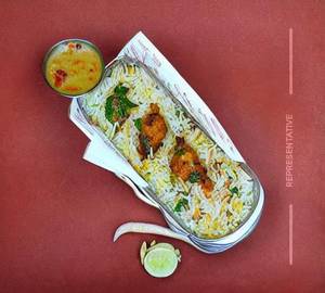 Malai Chicken Tikka Dum Biryani