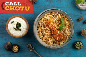 Chicken Tikka Biryani without Raita