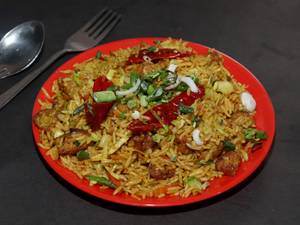 Veg Manchurian Fried Rice