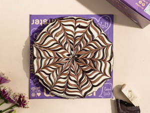 Triple Chocolate Waffle Cake