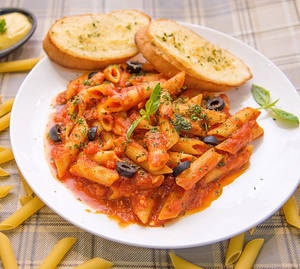 Arrabbiata Pasta - Red Sauce Pasta