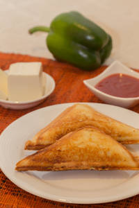 Masala Paneer Cheese Toast Sandwich
