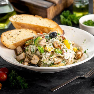Spaghetti Chicken Primavera