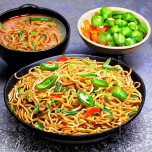 Veg Triple Schezwan Noodles