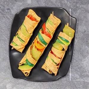 Crispy Prawns Tortilla Wraps