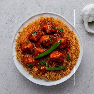 Chicken Manchurian Rice