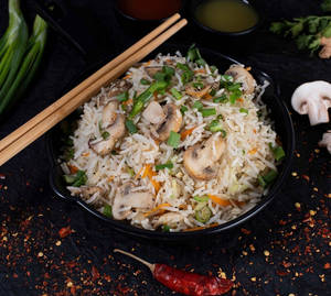 Mushroom Fried Rice