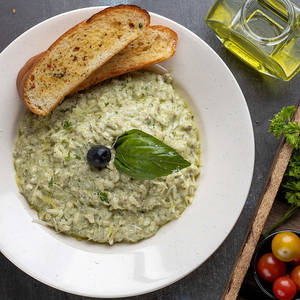 Basil Chicken Risotto