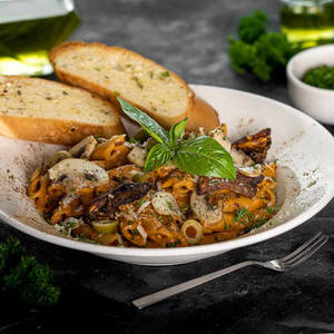 Penne With Mushroom Porchini