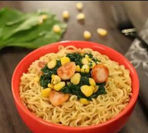 Sweet Corn Maggi With Vegetables