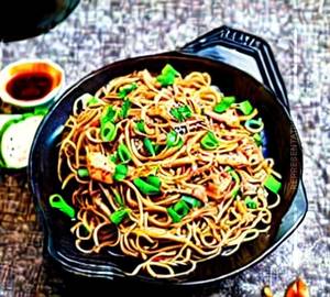 Chicken Burnt Chilli Garlic Noodles