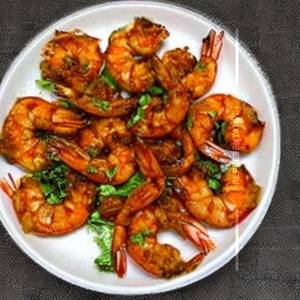 Prawns Oil Fry / Koliwada