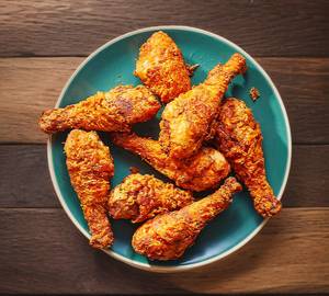 Crispy chicken leg