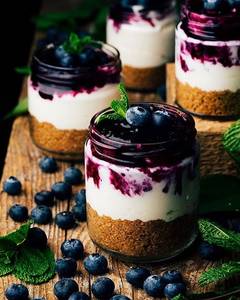Blueberry Jar Cake